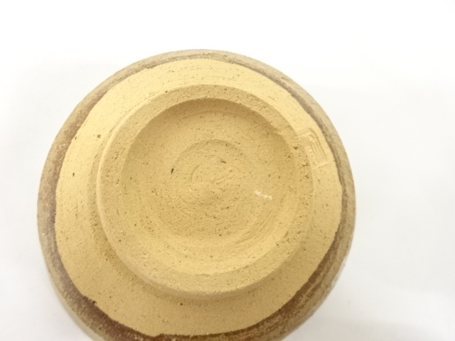  寺田美山造　伊羅保　茶碗